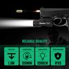 Gmconn 1200 Lumens Rail Mounted Compact Pistol Light LED Strobe Tactical Gun Flashlight with 2 x CR123A Lithium Batteries view 4
