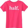 Custom Kingdom Baby Half. 6 Months Old Birthday Shirt for Half Birthday 1/2 Year Old T-Shirt (12 Months, Pink) view 1