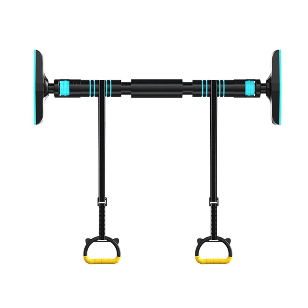 Pull-Up Bars Portable Fitness Horizontal Bar Lifting Ring, Door Corridor Stainless Steel Strength Training Bar, 95-120CM, Bearing 250kg