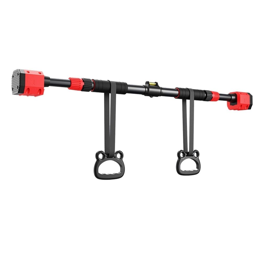 Pull-Up Bars Portable Fitness Horizontal Bar Lifting Ring, 98-125CM Easy to Use Door Corridor Upper Body Training Bar, Load 250kg