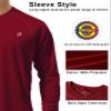 Roadbox Mens UPF 50+ UV Sun Protection Shirts Outdoor Long Sleeve SPF Diving Rash Guard for Fishing Hiking Swimming Beet Red view 4