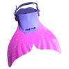 GALLDEALS Mermaid Monofin, Swim Fin for Kids, Girls, Boys, Mermaid Fin for Training Swimming view 4