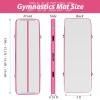 Dwzdd Gymnastics Air Mat 10ft/13ft/16ft/20ft Tumbling Mat Inflatable Gymnastics Tumble Track for Home/Gym/Training/Cheerleading/Water with Electric Pump view 2
