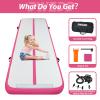 Dwzdd Gymnastics Air Mat 10ft/13ft/16ft/20ft Tumbling Mat Inflatable Gymnastics Tumble Track for Home/Gym/Training/Cheerleading/Water with Electric Pump view 3