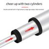 FAVOMOTO Bicycle Air Pump Portable Double Cylinder High Pressure Fast Inflation for Road Bikes and view 3