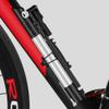 FAVOMOTO Bicycle Air Pump Portable Double Cylinder High Pressure Fast Inflation for Road Bikes and view 4