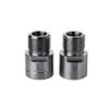 BARMI One Pair Durable Steel/Titanium Compatible with MTB Road Bike Bicycle Pedal Extenders Spacers,Perfect Bike Accessories Titanium view 1