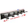 Ultrawall Stainless Steel Bike Storage Rack and 24-Inch Wall Mounted Ski Rack view 4