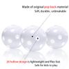 Anteer 12 Pack Plastic Baseball Practice Baseballs for Hitting, Indoor Outdoor Lightweight Balls Baseball Batting Training(White) view 3