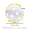 Anteer 12 Pack Plastic Baseball Practice Baseballs for Hitting, Indoor Outdoor Lightweight Balls Baseball Batting Training(White) view 4