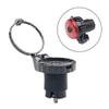 Adjustable 360 Rotation Rear View Mini Mirror for Cycling Road Bike Handlebar End (with LED) view 3