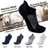 Busy Socks Mens Thick Wool Work Socks Size 13, Women's Wool Ankle Cushioned Heel Elastic Top Athletic Sport Low Cut Browning Socks, Navy, Large, 6 Pairs view 4