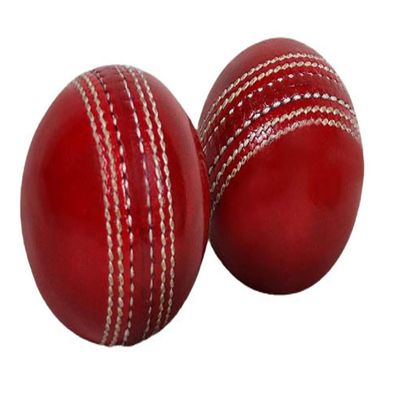 THOR INSTRUMENTS Cricket Match Sports Red Leather Balls A Grade Hand Stitched for World Cup (Set of 2) Rustic Vintage Home Decor Gifts