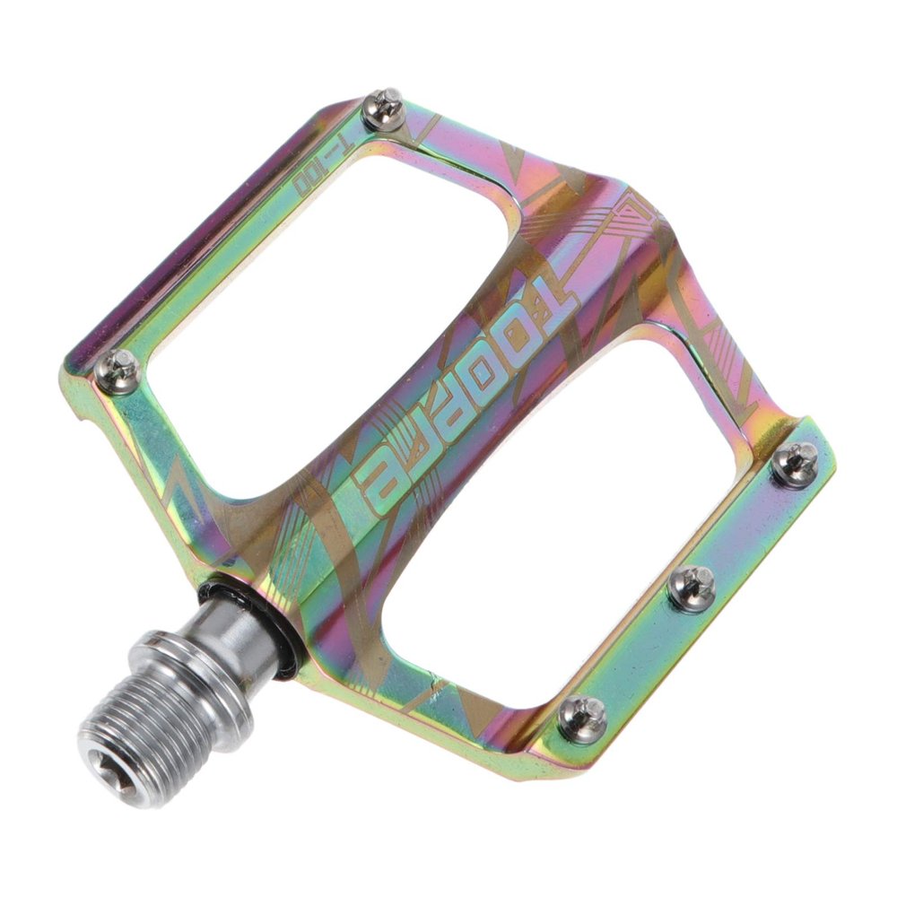 2pcs Heavy Duty Bike Pedals Premium Cycling Treadles - Design for Enhanced Stability Easy Installation for Mountain and Road Biking
