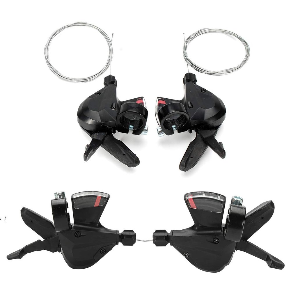 BARMI 1 Pair 3x8 Speed Compatible with MTB Bike Bicycle Left Right Shifter for Shimano Acera SL-M310,Perfect Bike Accessories
