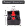 Yongkist Rechargeable LED Mining Cap Lamp 1+6 Light Source, White Light Coal Miner Headlight for Hard Hat, Waterproof Underground Mining Light, High Brightness Safety Helmet Lamp for Outdoor Work view 4