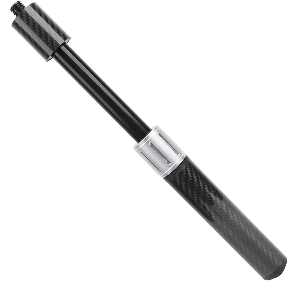 Asixxsix Telescopic Pool Cue Extension, Billiards Accessory Carbon Fiber Pool Cue Extension, for Billiards(Telescopic Extension Handle )