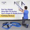 Anchor Gym Body Weight Resistance Straps - Adjustable Body Weight Training Straps, Stretching & Full-Body Training - Exercise Straps with Handles for Home Gym Workouts view 3