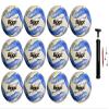 Biggz (Pack of 12) Premium Tundra Soccer Balls Size 5 with Hand Pump view 1