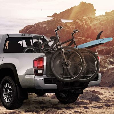 BDK Motor Trend Truck Tailgate Pad for Bikes Strong Durable 1 Inch Padded Foam Cover with Carbon Fiber Design, Tough Resistant for Tools, Surfboards, Ski/Snowboards, Furniture (48 inch x 18 inch)