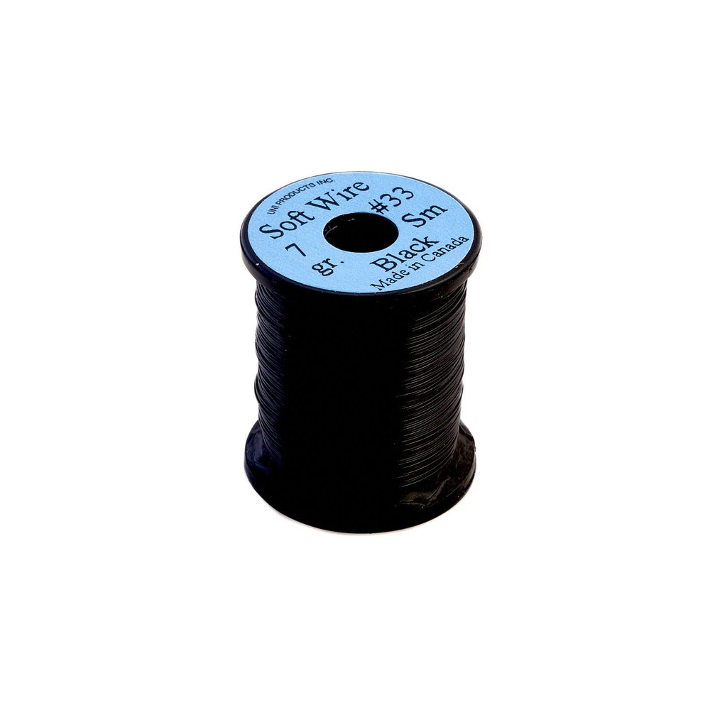 TIEMCO UNI Soft Wire, S, Black