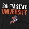 Salem State University Official Stacked Unisex Adult T-Shirt, Black, 5X-Large view 2