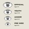 WILSON NFL Spotlight Football - Silver, Junior Size view 4