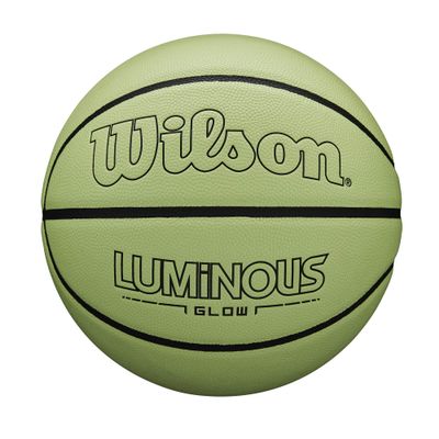 Wilson Luminous Glow Basketball - Size 7 - 29.5", Green