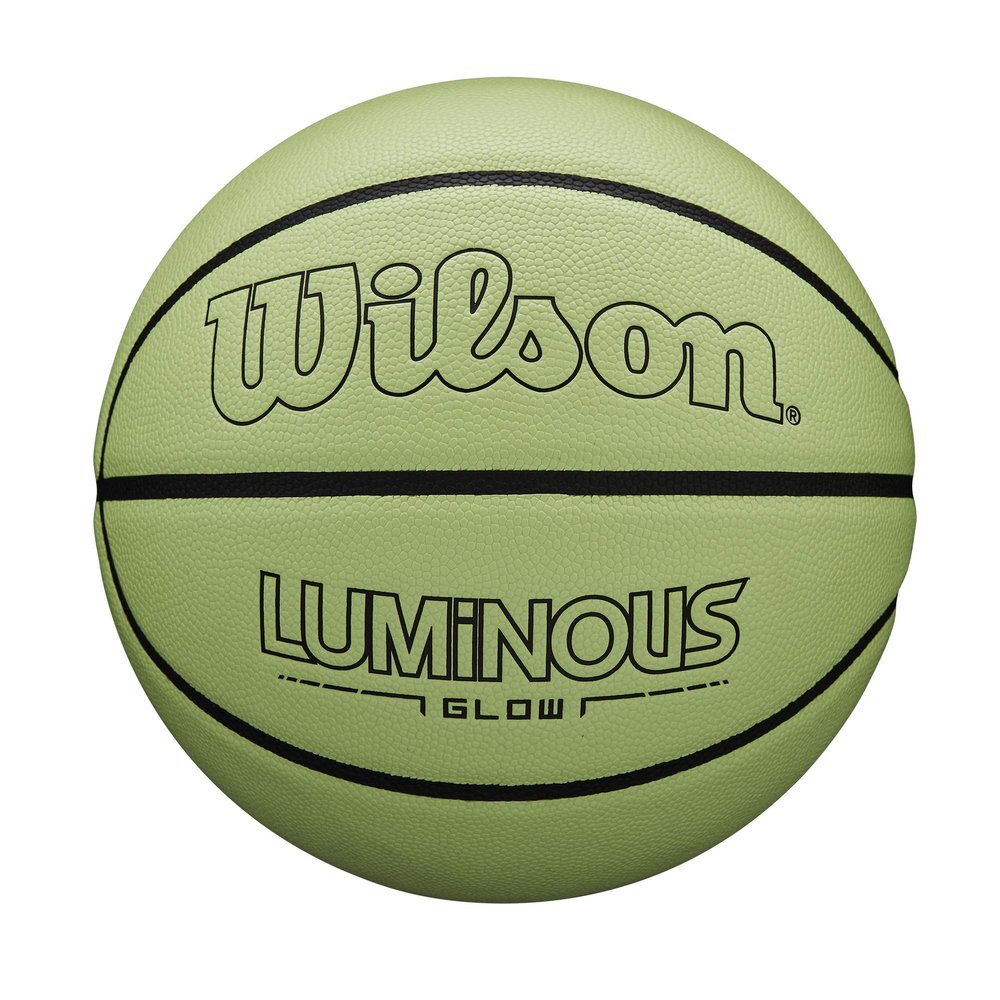 Wilson Luminous Glow Basketball - Size 7 - 29.5", Green