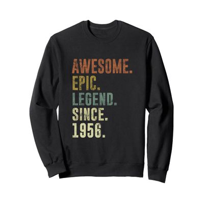 Vintage 1956 Funny 69th Birthday Idea For 69 Year Old Sweatshirt