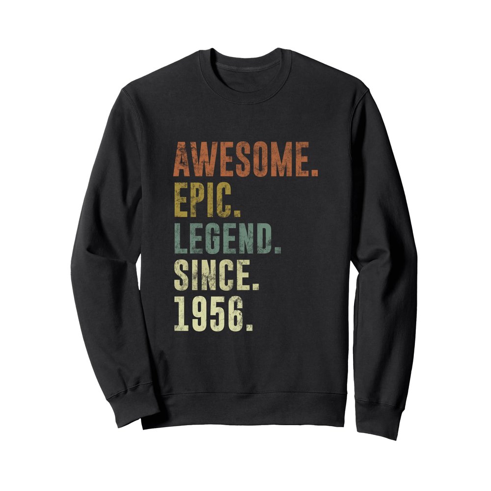 Vintage 1956 Funny 69th Birthday Idea For 69 Year Old Sweatshirt