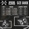 FightX Professional Boxing Gloves Men Women  Pro Training Sparring Gloves, Heavy Bag, MMA Kickboxing Muay Thai Gloves  Hook & Loop with Wrist Support  14 Oz Guantes de Boxeo (6 10 12 16 Oz) (B/W) view 4