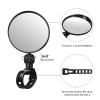 2 Pieces Bike Mirror Cycling Rear Mirror Adjustable 360 Degree Rotatable Handlebar Rearview Bicycle Mirrors Shockproof Wide Angle Acrylic Convex Safety Mirror for Most Mountain Road Bike view 3