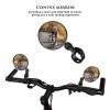 2 Pieces Bike Mirror Cycling Rear Mirror Adjustable 360 Degree Rotatable Handlebar Rearview Bicycle Mirrors Shockproof Wide Angle Acrylic Convex Safety Mirror for Most Mountain Road Bike view 4