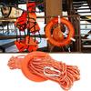 Throwable Flotation Device,Water Preserver,Boat Throwable Flotation Device,Life Preserver,Lifesaving Rope, 6mm Diameter 30m PVC Reflective Throwing Rope view 3