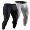 DEVOPS Men's Thermal Underwear Pants, Athletic Leggings Base Layer Bottoms with Fly (X-Large, Black/White) view 1
