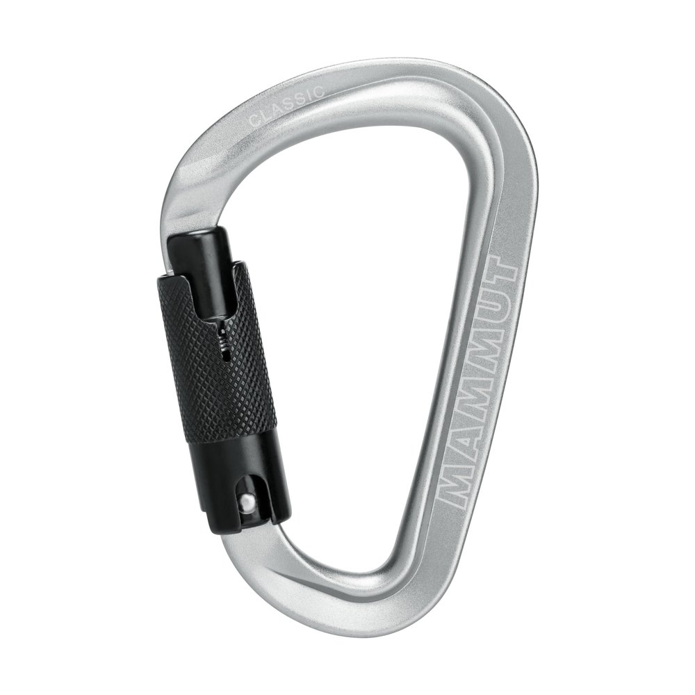 Mammut Classic HMS Twistlock Plus Carabiner - Light Grey