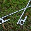 Wakauto 4pcs Stainless Steel Tent Pegs for Camping Hiking Outdoor Activities Lightweight Ground Anchors for Secure Tent Setup and Stability view 3