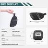 ROCKBROS Bike Saddle Bag, Bike Bag Under Seat, Strap-on Cycling Wedge Pack, Bike Seat Storage Bag for Mountain Road Bikes, 0.75L view 3
