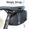 ROCKBROS Bike Saddle Bag, Bike Bag Under Seat, Strap-on Cycling Wedge Pack, Bike Seat Storage Bag for Mountain Road Bikes, 0.75L view 4