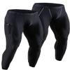DEVOPS Men's Thermal Underwear Pants, Athletic Leggings Base Layer Bottoms with Fly (Small, Black/Black) view 1