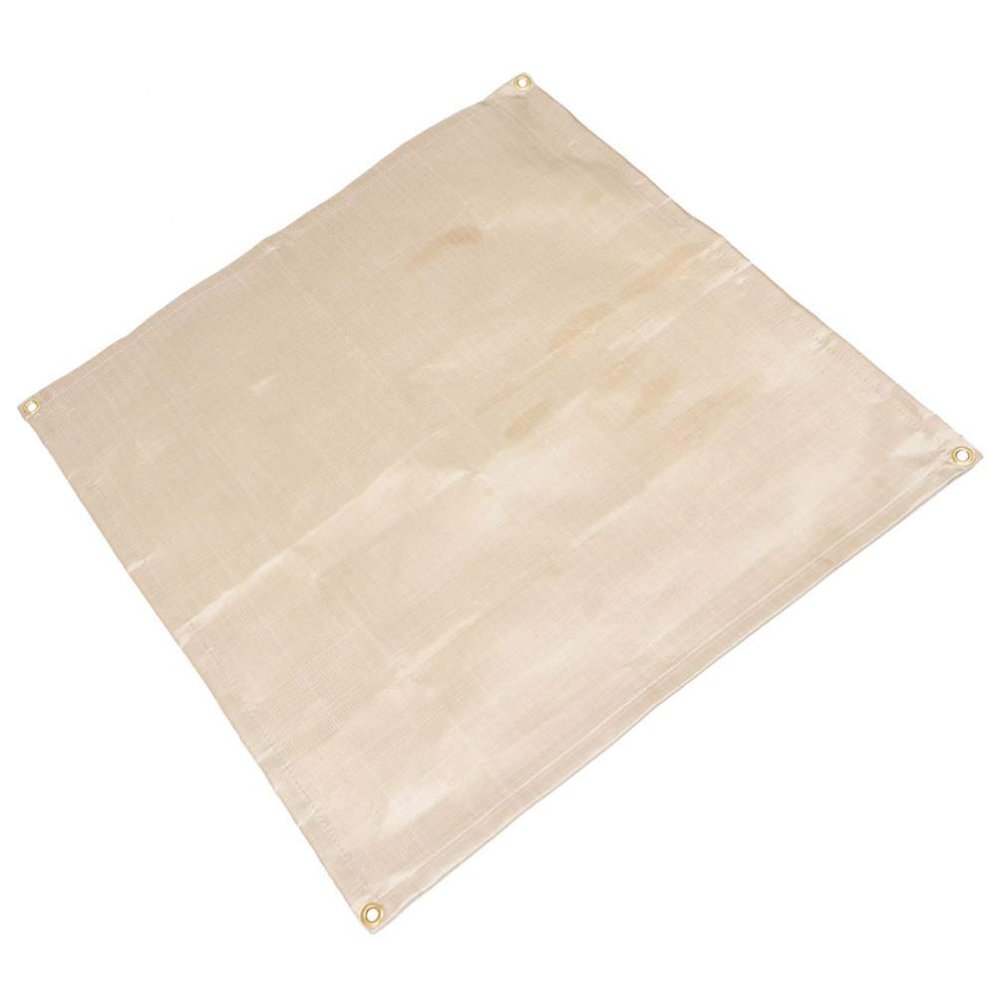 Wakauto Portable Fire Resistance Blanket Fire Blanket Hiking Blanket Camping Heated Blanket Camping Floor mat Fire Emergency Blanket Heavy Duty Picnic Rug Glass Fiber Protective Blanket