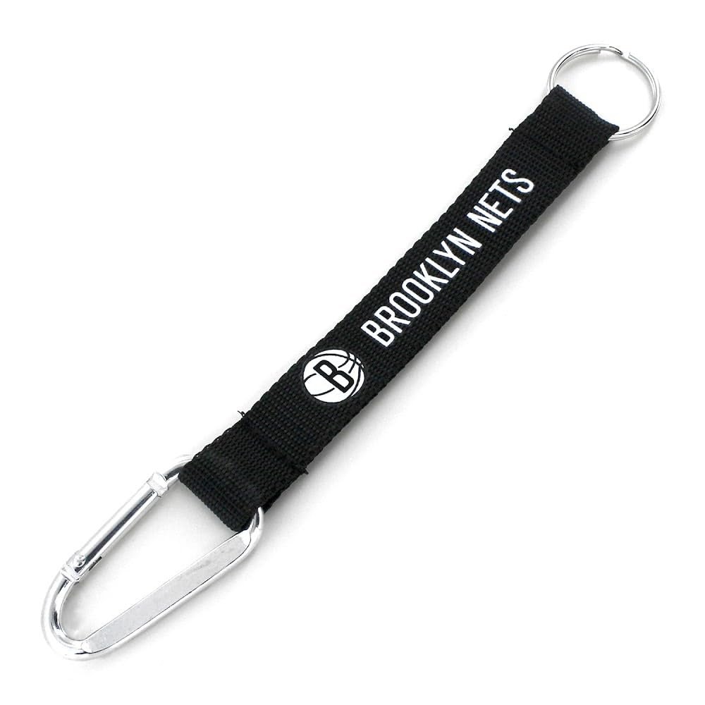 Aminco NBA Brooklyn Nets Carabiner Lanyard Keychain