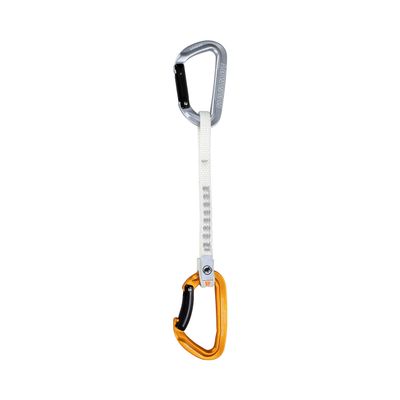 Mammut Sender Keylock Quickdraw - Light Grey/Gold 17cm