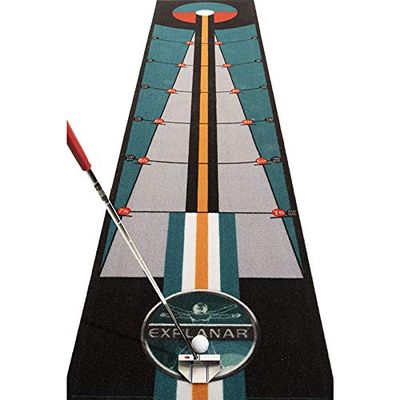 TSG Explanar Golf Putting Mat - 3 Meter (10 Feet) - Indoor Golf Putting Trainer Helping Golfers Improve Putting Visualization, Accuracy and Alignment