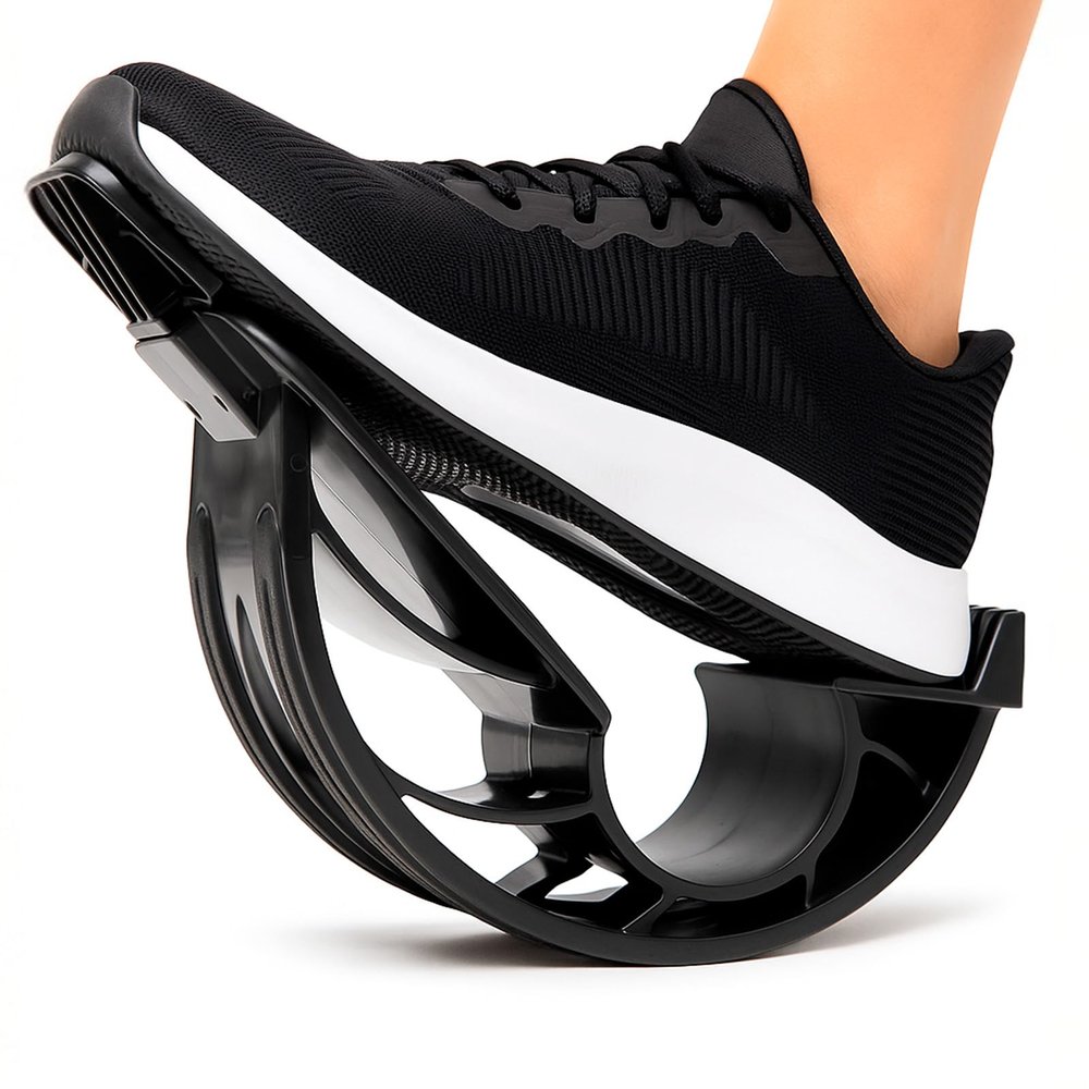 Vive Adjustable Calf Stretcher - Foot Rocker for Plantar Fasciitis - Achilles Tendon and Ankle Stretching Device - Calf Exerciser & Strengthener for Pain Relief & Prevention - Recovery Equipment