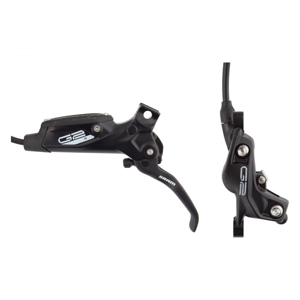 SRAM G2 R Disc Brake and Lever - Rear, Hydraulic, Post Mount, Diffusion Black Anodized, A2