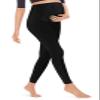 Hybrid & Company Women's Super Comfy Stretch Maternity Leggings LM48224 7465 Black XL view 3