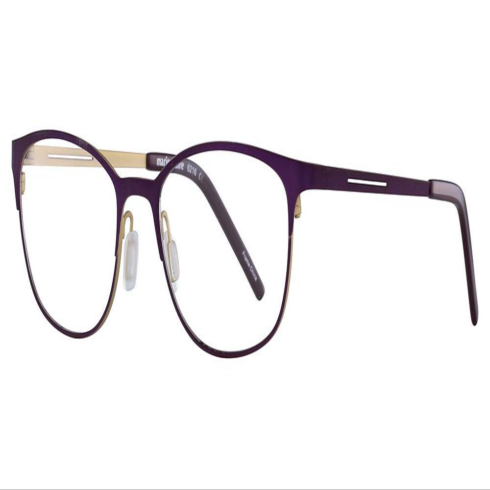 Marie Claire MC6216 Stainless Steel Reading Glasses Purple/Gold 51mm +0.50 Power