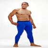 DEVOPS 2 Pack Thermal Base Layer Pants for Men with Side Pockets, Long Johns Cold Weather Underwear Compression (Small, Black/Blue) view 2